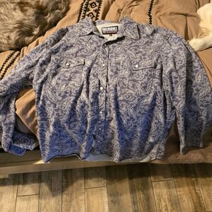 Rock And Roll Denim FR Long Sleeve Peralsnap